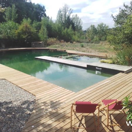 Gite Les Cabanes De Fallot Pour 15 Personnes - Piscine Naturelle L'isle-Bouzon Eksteriør billede